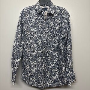 Rue Saint Patrick Floral Men's Casual Button Down Shirt